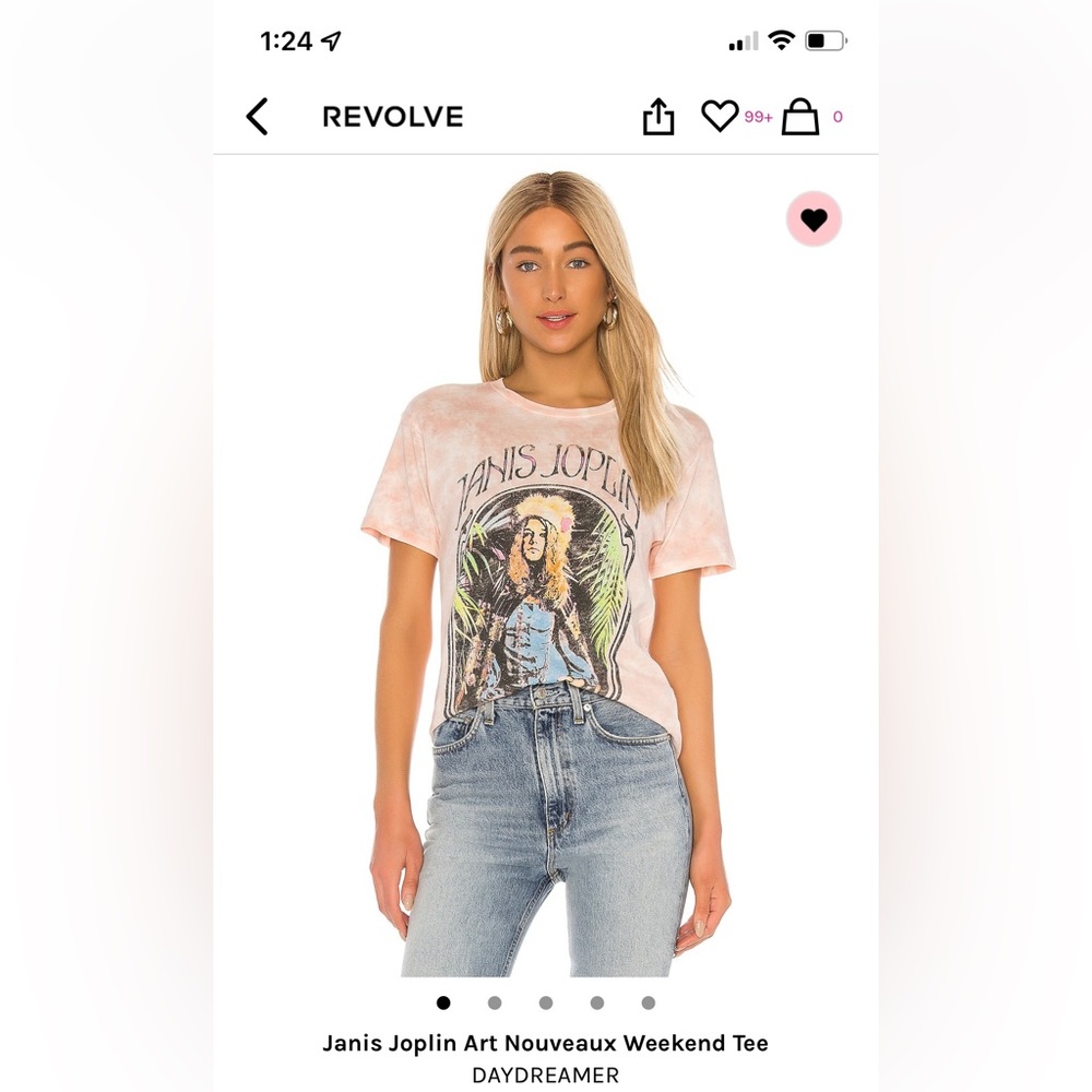 Daydreamer - Janis Joplin Art Nouveaux Weekend Tee